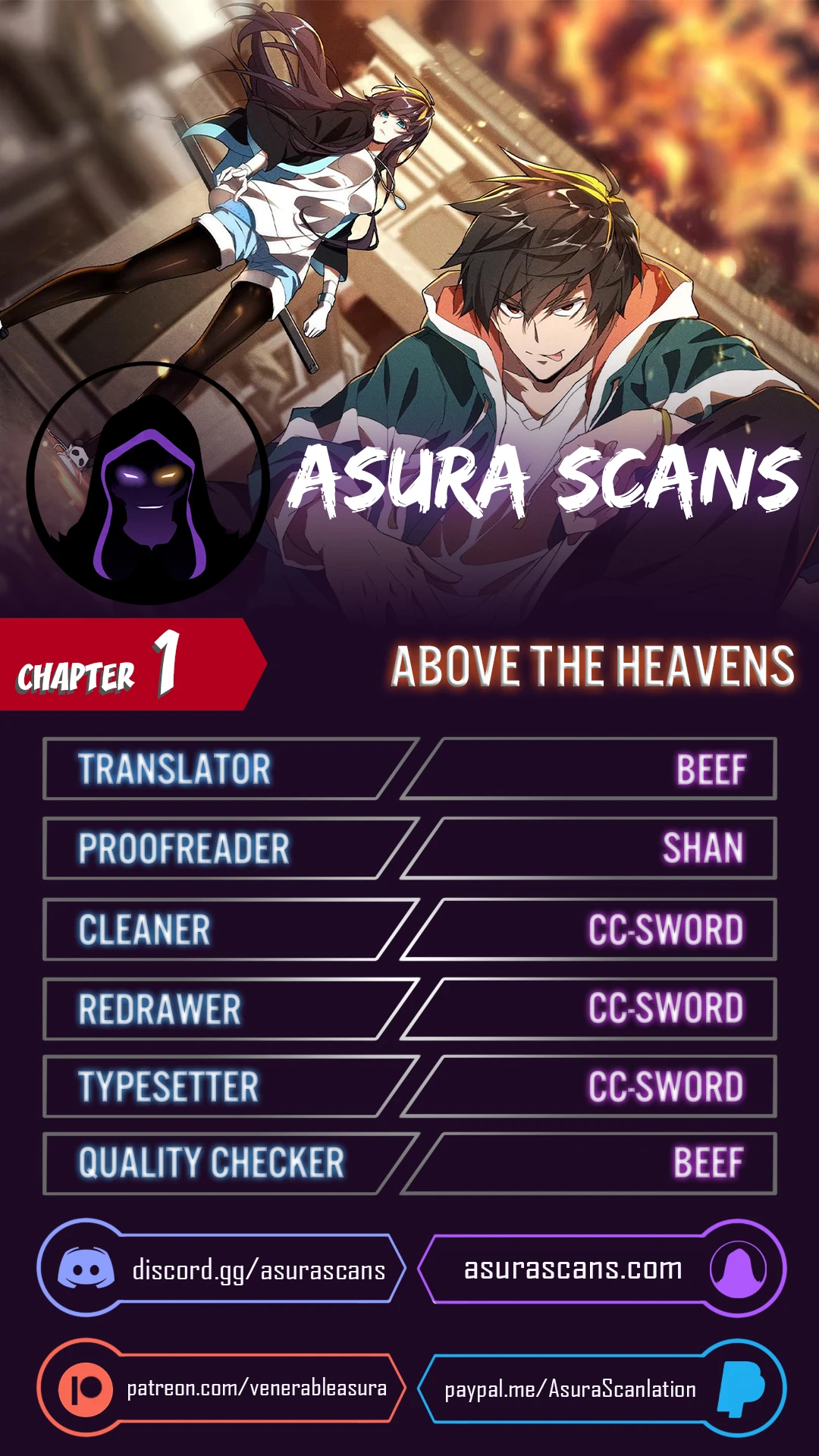 Above the Heavens Chapter 1 - Page 1