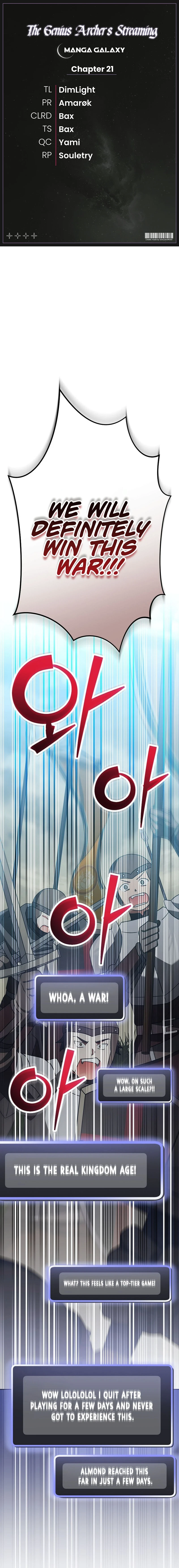 Genius Archer’s Streaming Chapter 21 - Page 1