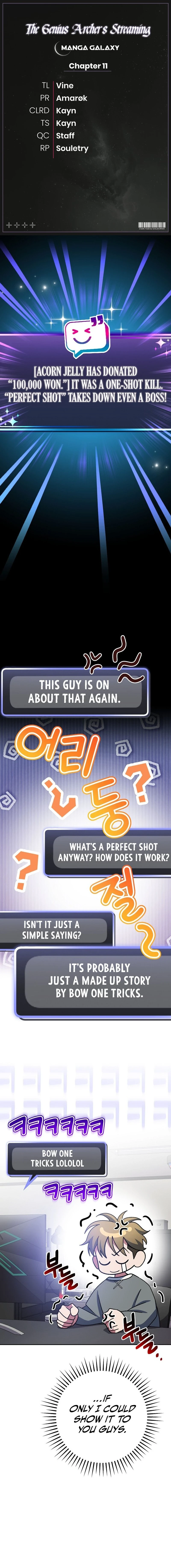 Genius Archer’s Streaming Chapter 9 - Page 1