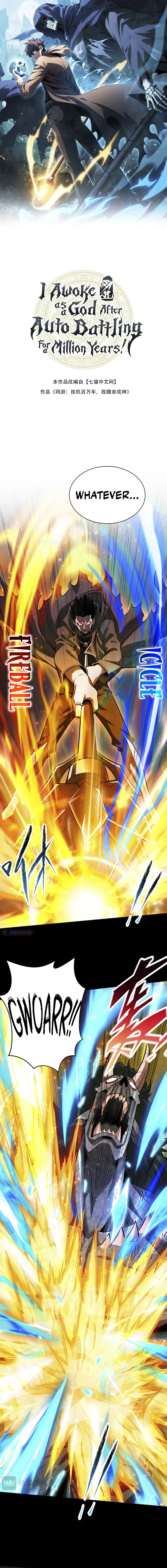 I Awoke as a God After Auto Battling For a Million Years Chapter 13 - Page 1