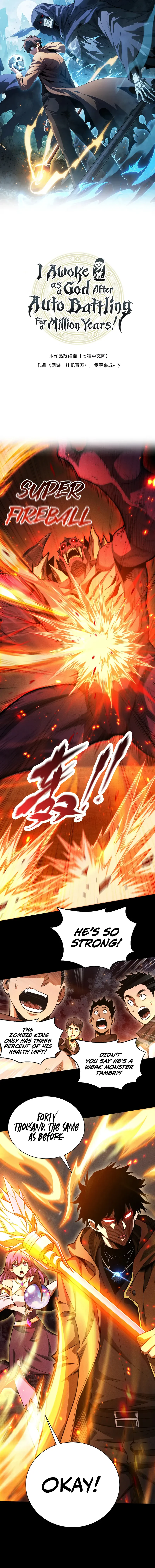 I Awoke as a God After Auto Battling For a Million Years Chapter 15 - Page 1