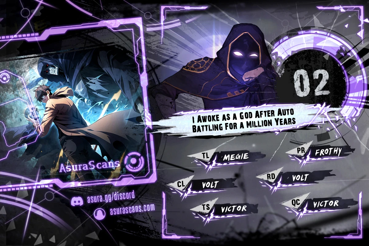 I Awoke as a God After Auto Battling For a Million Years Chapter 2 - Page 1