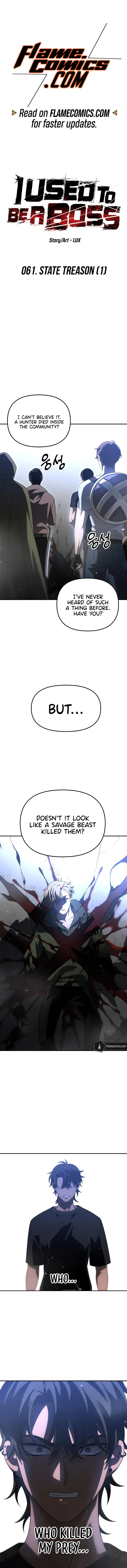 I Used to be a Boss Chapter 61 - Page 1