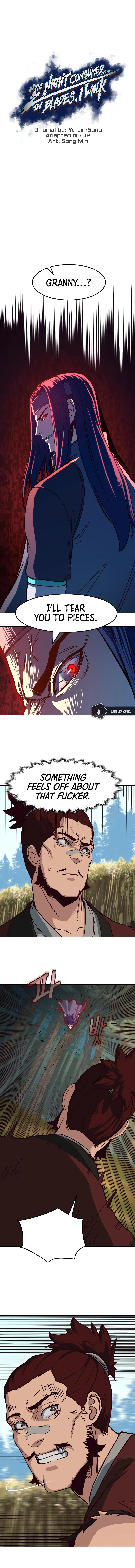In the Night Consumed by Blades, I Walk Chapter 30 - Page 1