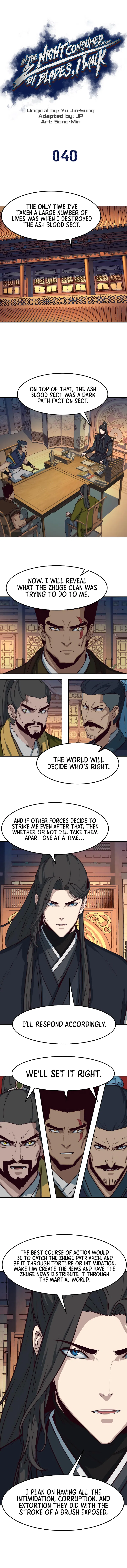 In the Night Consumed by Blades, I Walk Chapter 40 - Page 1