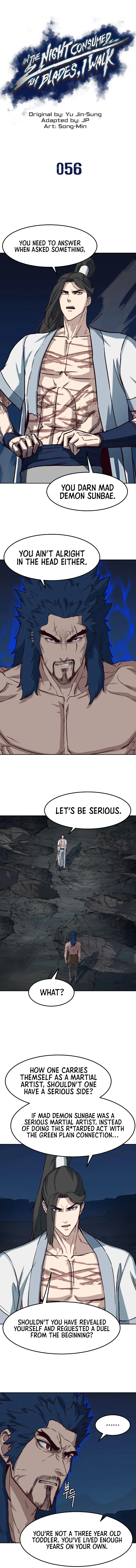 In the Night Consumed by Blades, I Walk Chapter 56 - Page 1