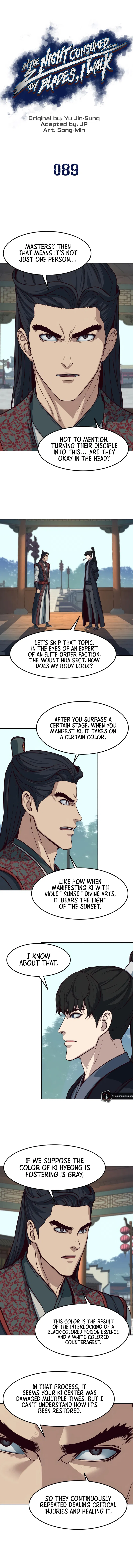 In the Night Consumed by Blades, I Walk Chapter 89 - Page 1