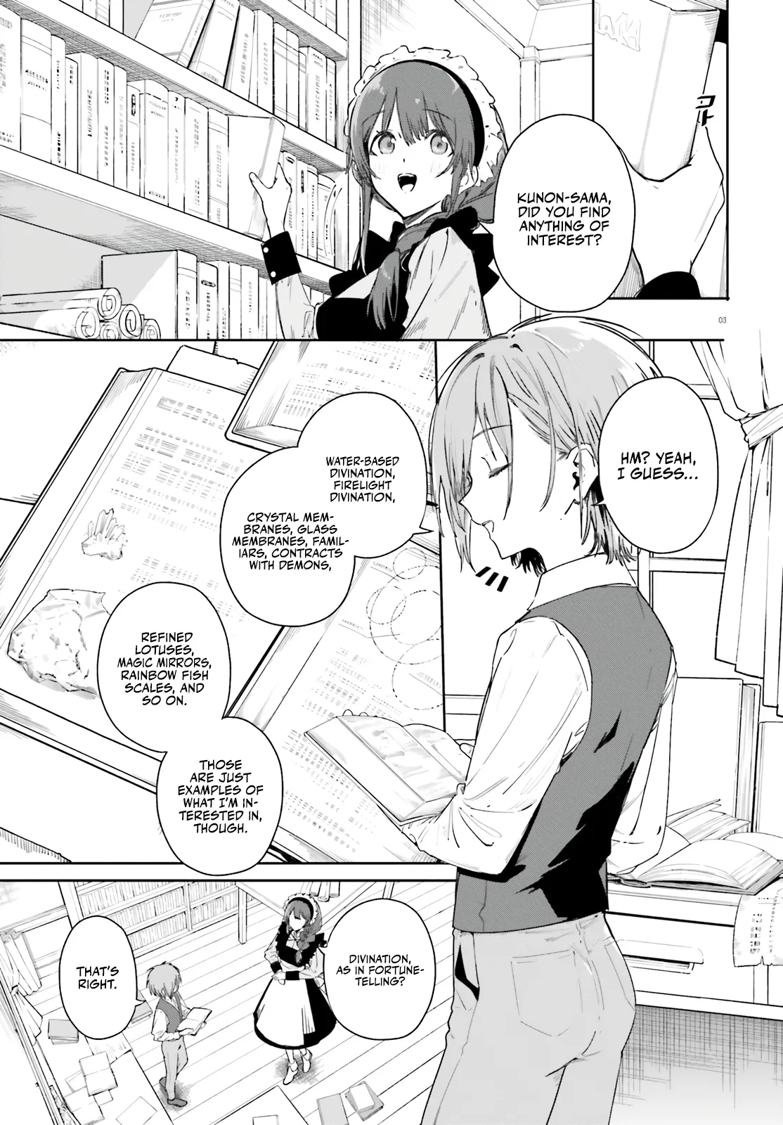 Kunon The Sorcerer Can See Through Chapter 3 - Page 1