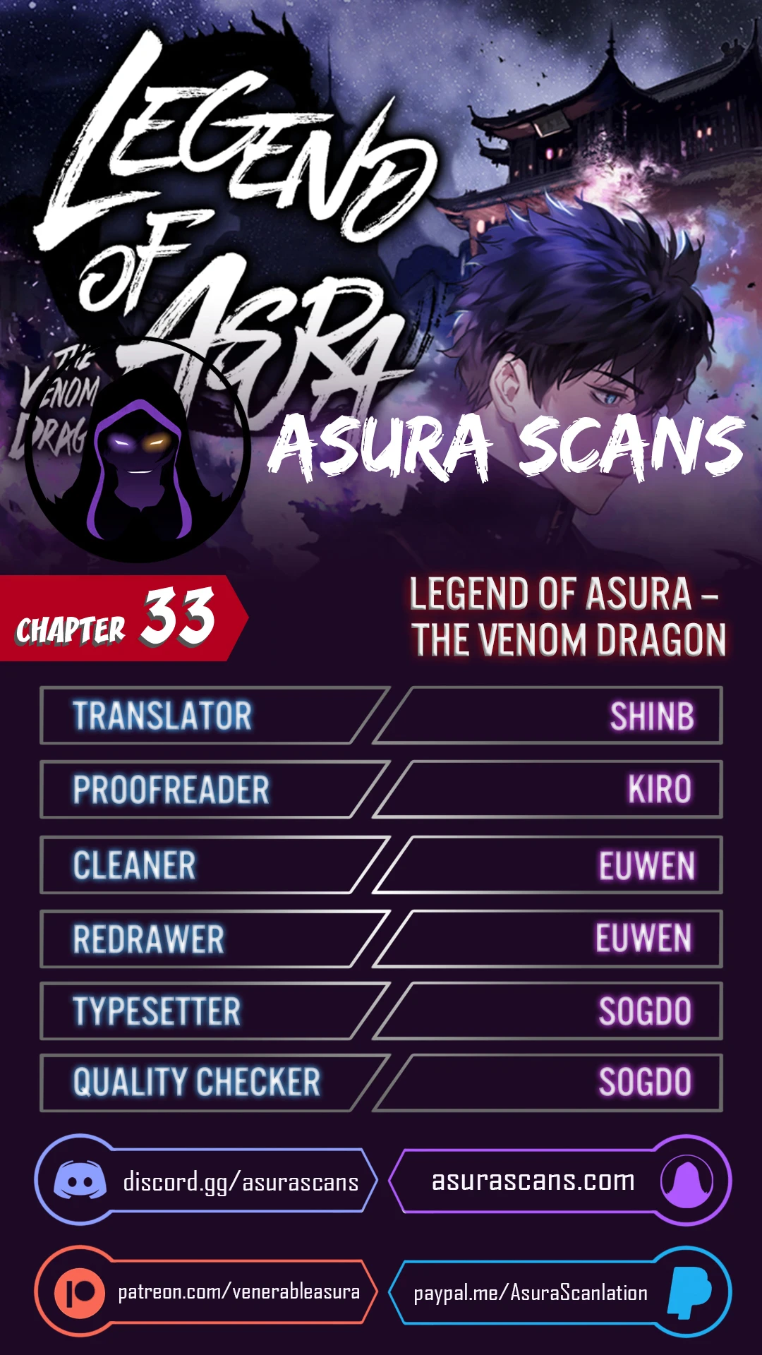 Legend of Asura – The Venom Dragon Chapter 33 - Page 1