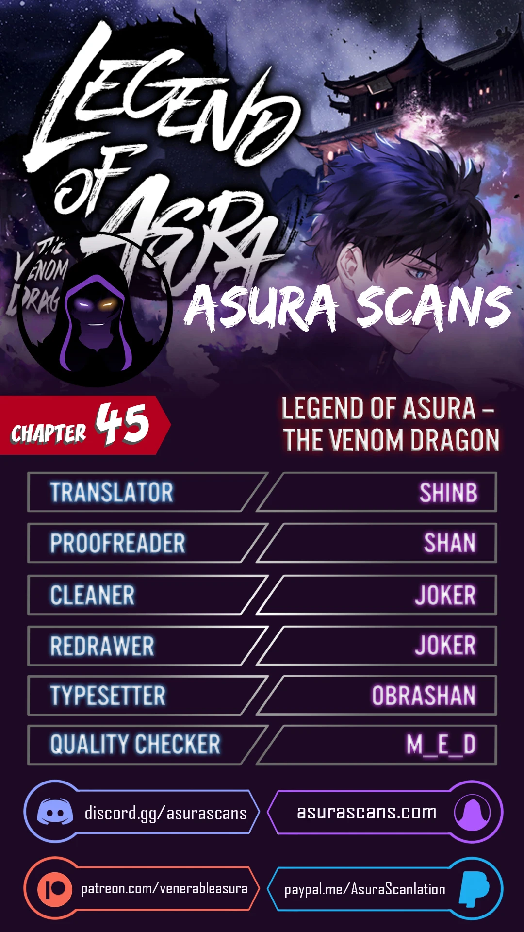 Legend of Asura – The Venom Dragon Chapter 45 - Page 1