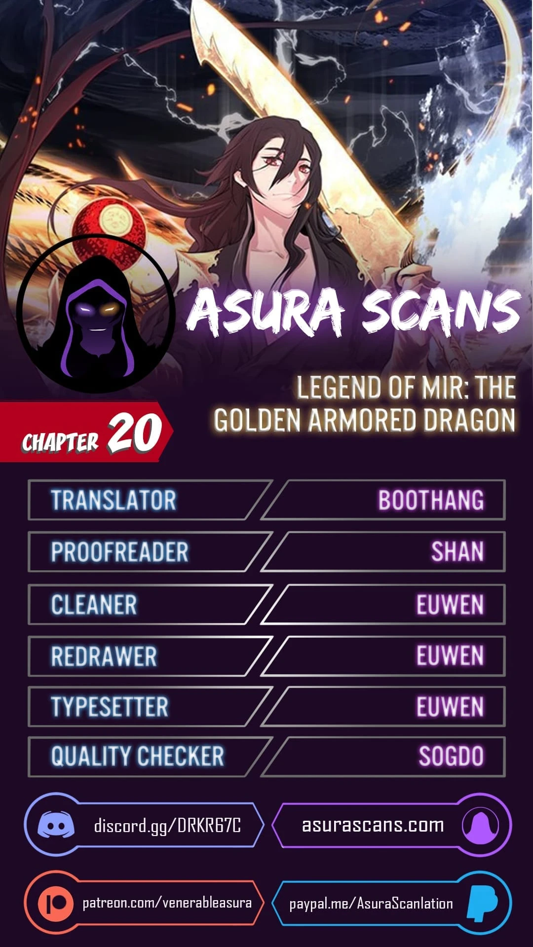 Legend of Mir: The Golden Armored Dragon Chapter 20 - Page 1