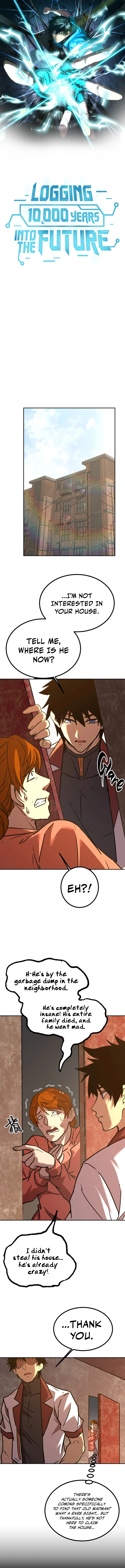 Logging 10,000 Years into the Future Chapter 102 - Page 1