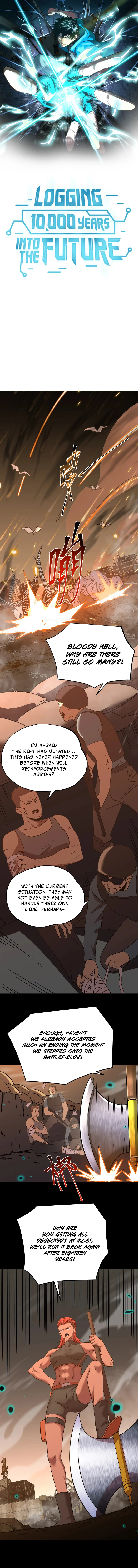 Logging 10,000 Years into the Future Chapter 124 - Page 1
