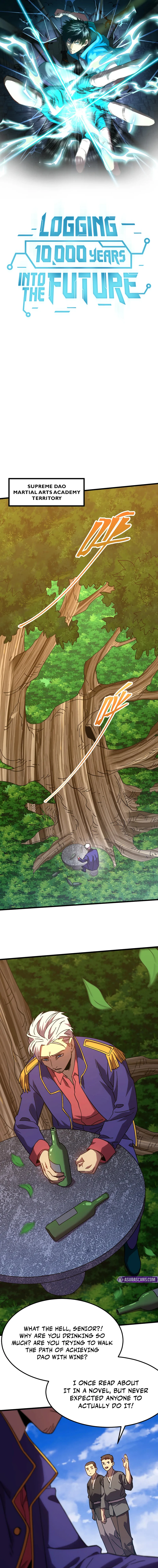 Logging 10,000 Years into the Future Chapter 184 - Page 1