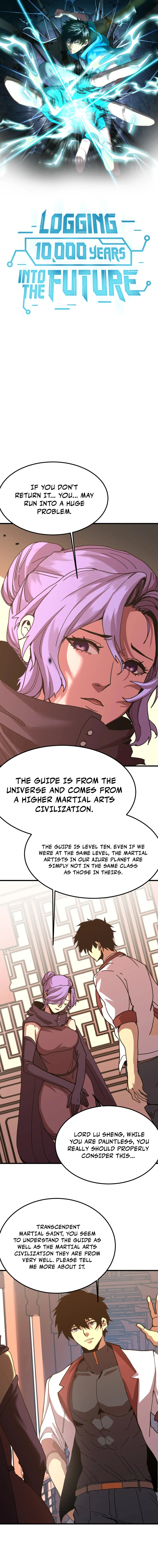 Logging 10,000 Years into the Future Chapter 207 - Page 1