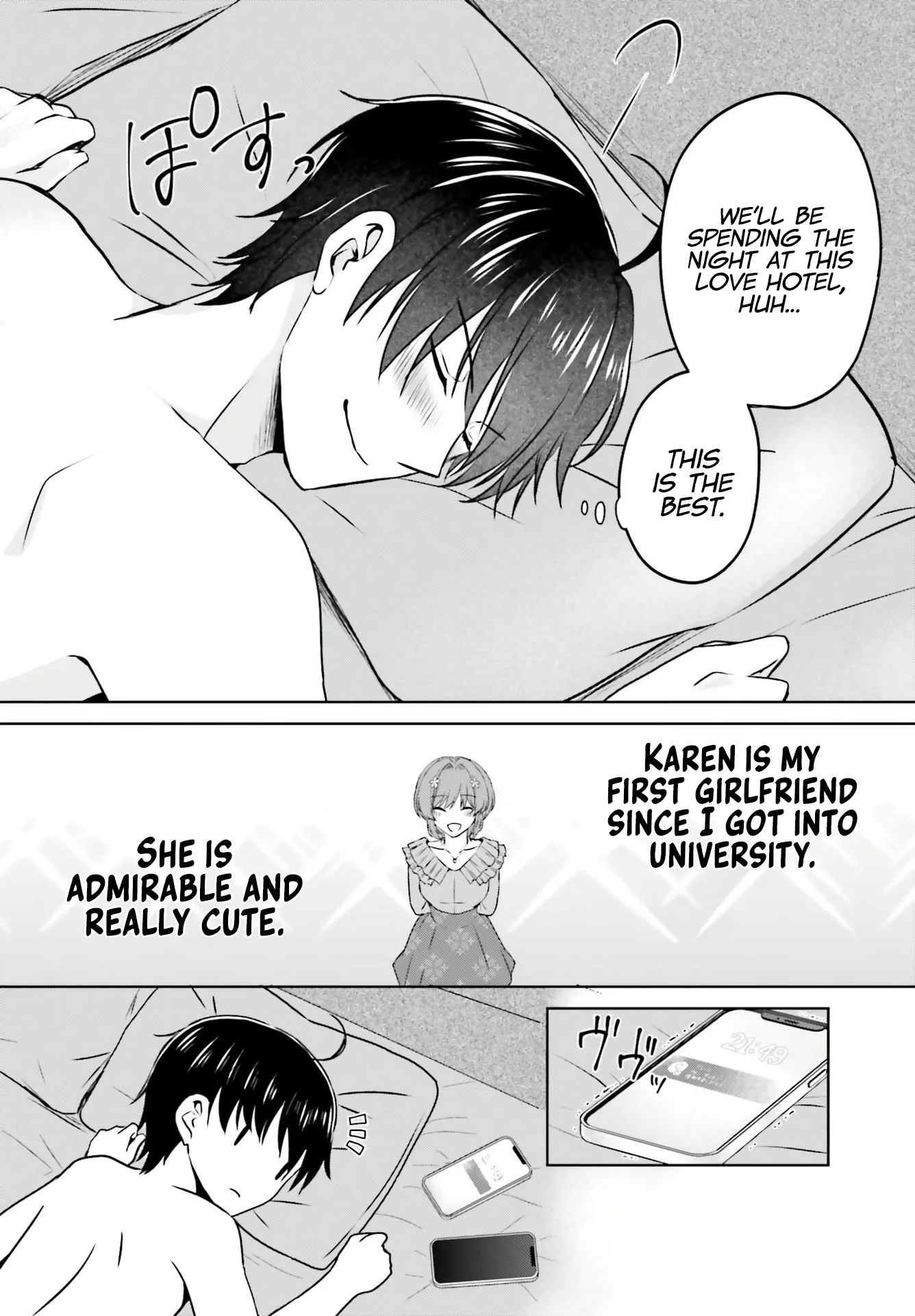 My Girlfriend Cheated on Me With a Senior, so I'm Cheating on Her With His Girlfriend Chapter 1 - Page 3