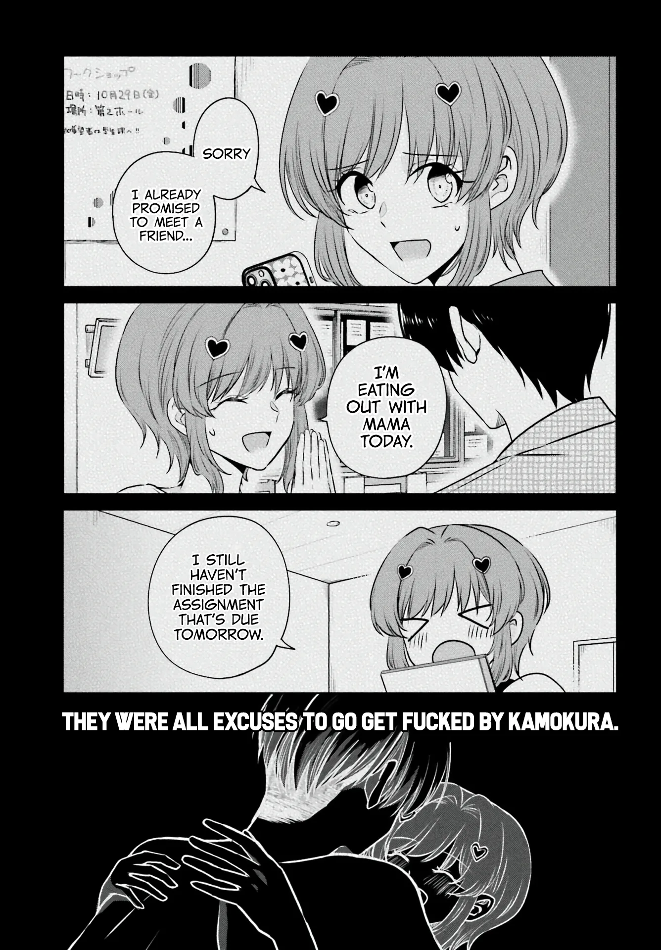 My Girlfriend Cheated on Me With a Senior, so I'm Cheating on Her With His Girlfriend Chapter 1 - Page 10