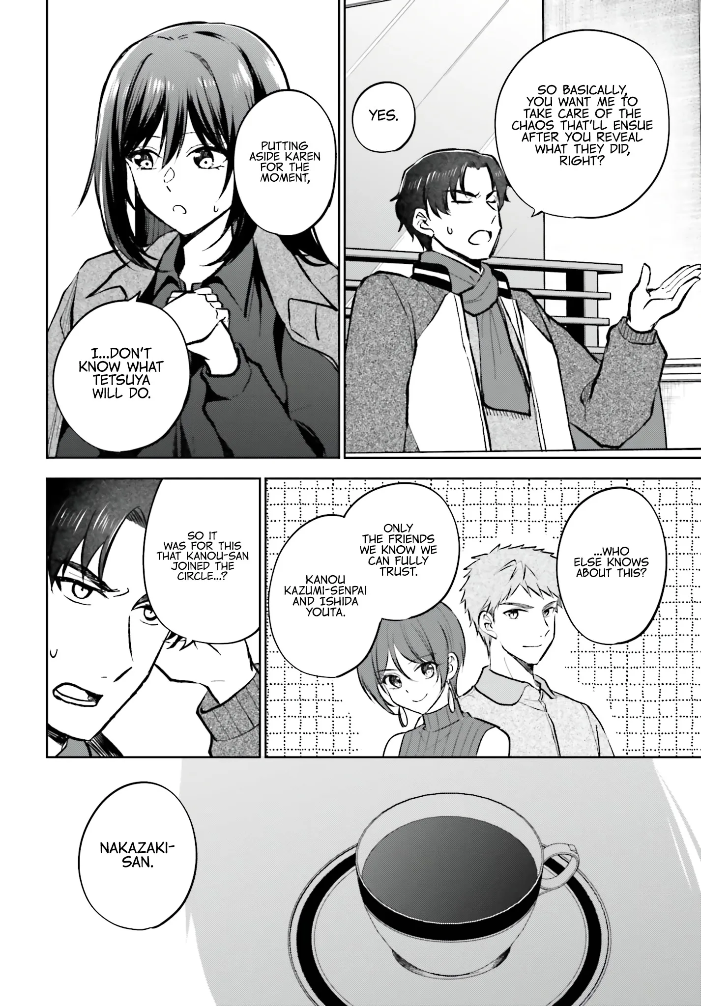 My Girlfriend Cheated on Me With a Senior, so I'm Cheating on Her With His Girlfriend Chapter 14 - Page 10