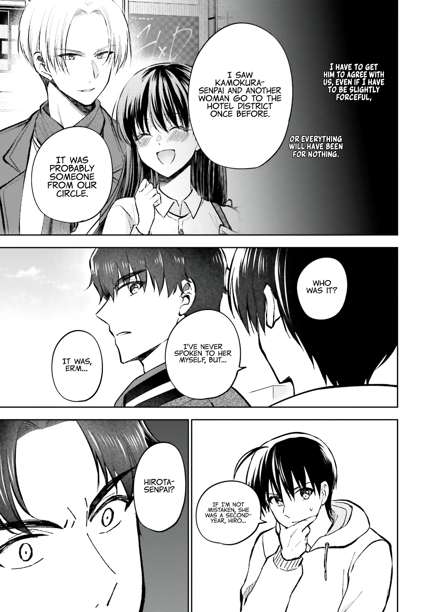 My Girlfriend Cheated on Me With a Senior, so I'm Cheating on Her With His Girlfriend Chapter 14 - Page 15