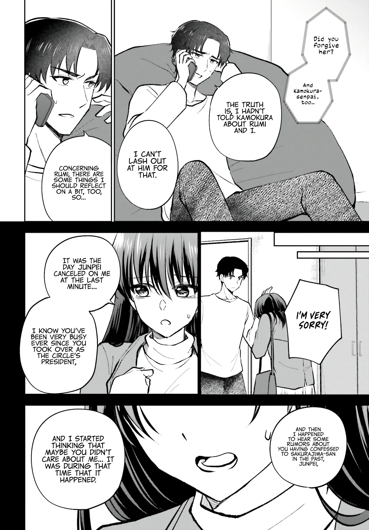 My Girlfriend Cheated on Me With a Senior, so I'm Cheating on Her With His Girlfriend Chapter 14 - Page 20