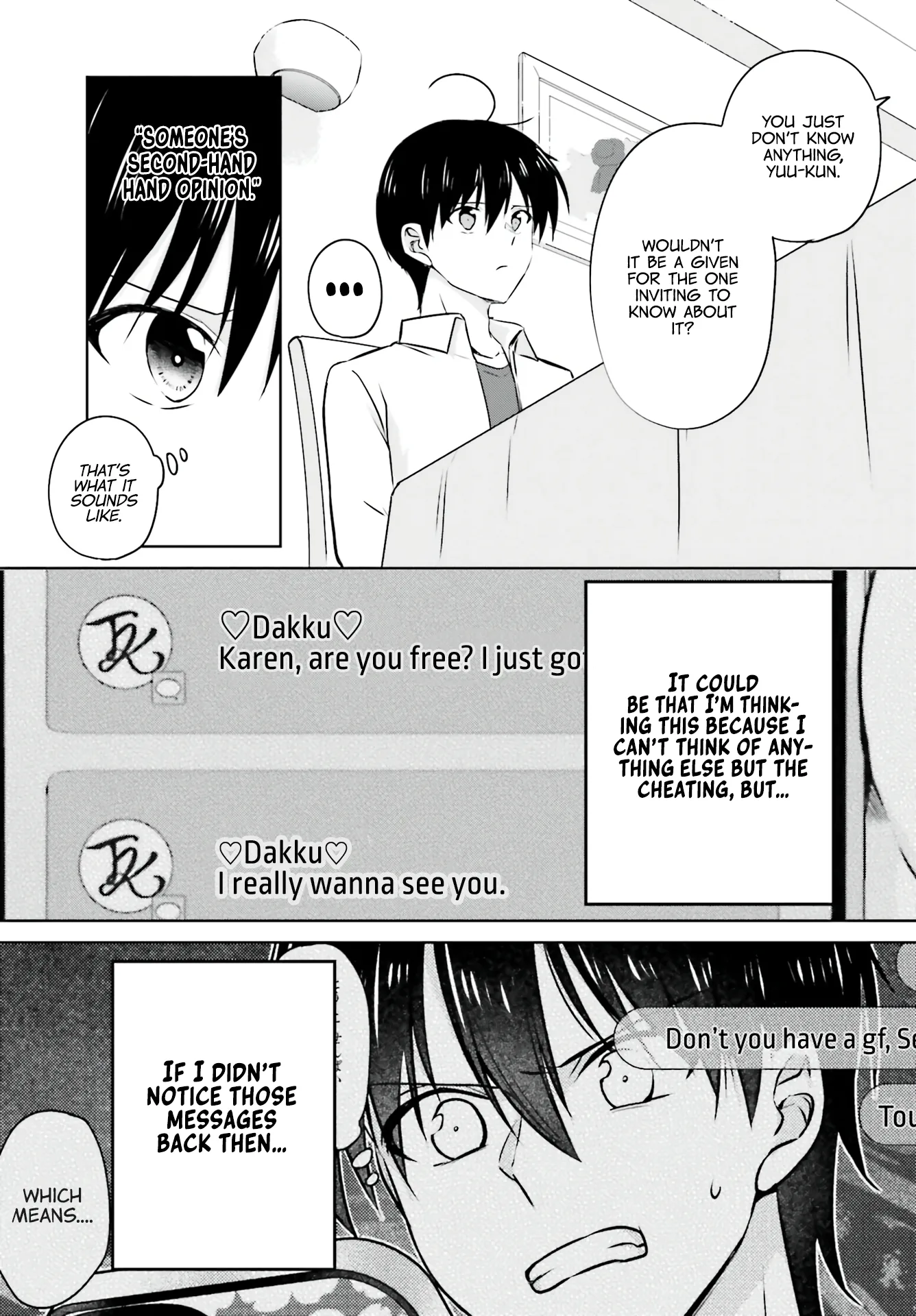 My Girlfriend Cheated on Me With a Senior, so I'm Cheating on Her With His Girlfriend Chapter 3 - Page 8