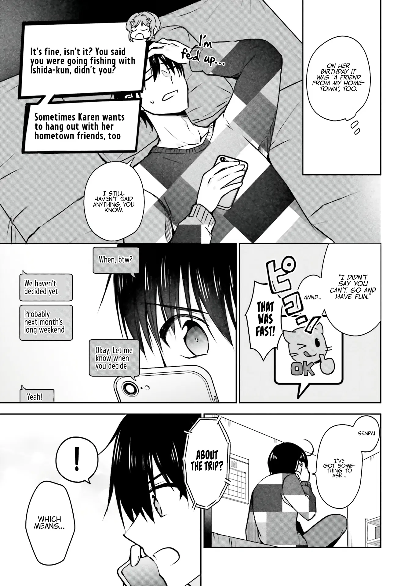 My Girlfriend Cheated on Me With a Senior, so I'm Cheating on Her With His Girlfriend Chapter 4 - Page 14