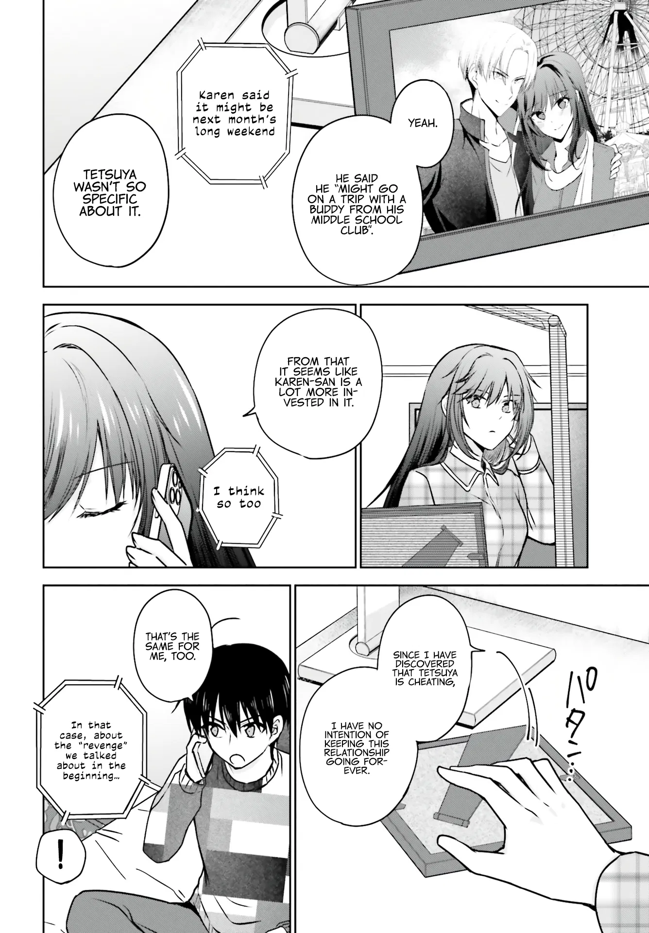 My Girlfriend Cheated on Me With a Senior, so I'm Cheating on Her With His Girlfriend Chapter 4 - Page 15