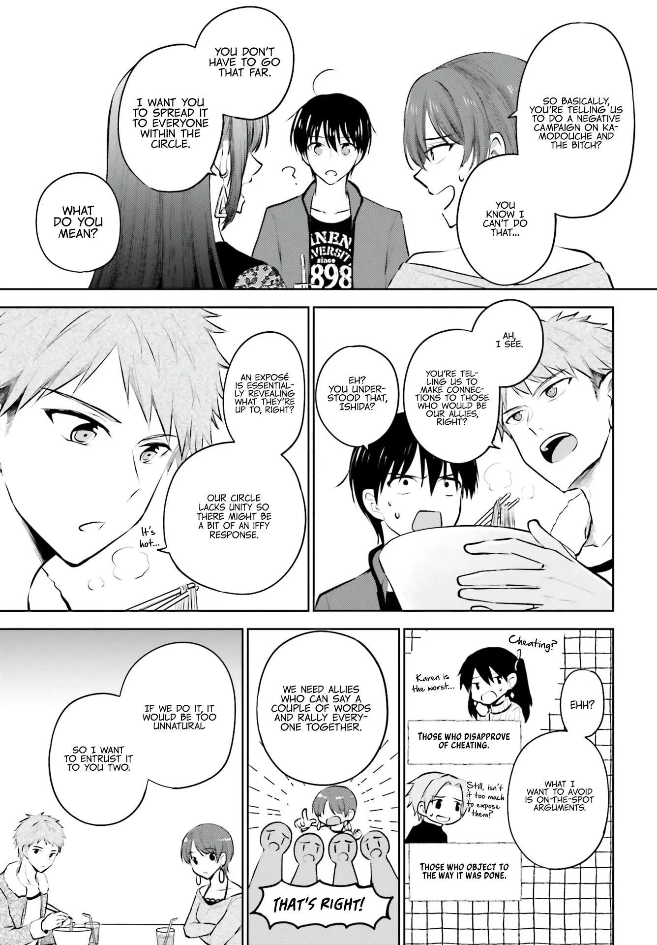 My Girlfriend Cheated on Me With a Senior, so I'm Cheating on Her With His Girlfriend Chapter 6 - Page 14