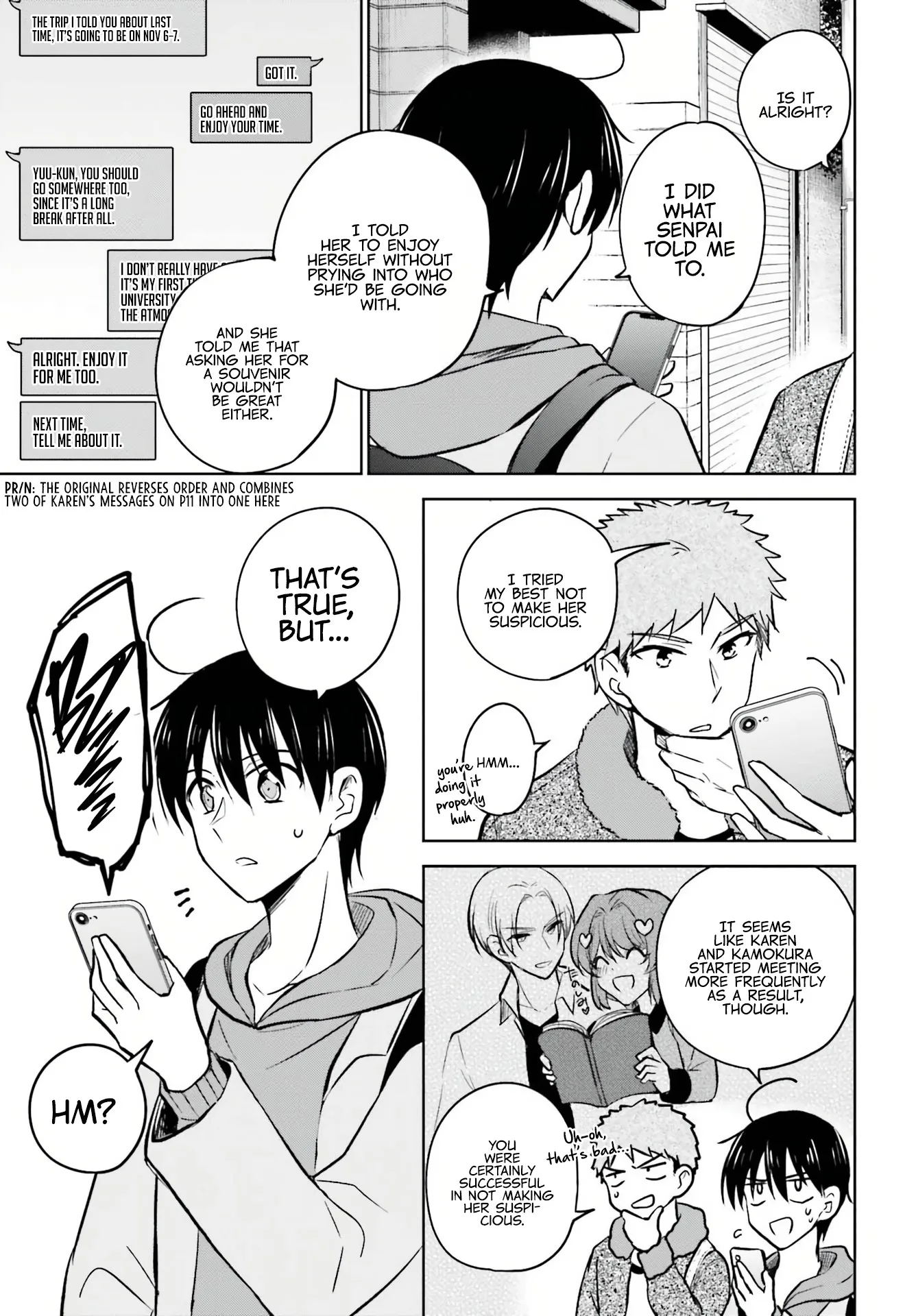My Girlfriend Cheated on Me With a Senior, so I'm Cheating on Her With His Girlfriend Chapter 8 - Page 12