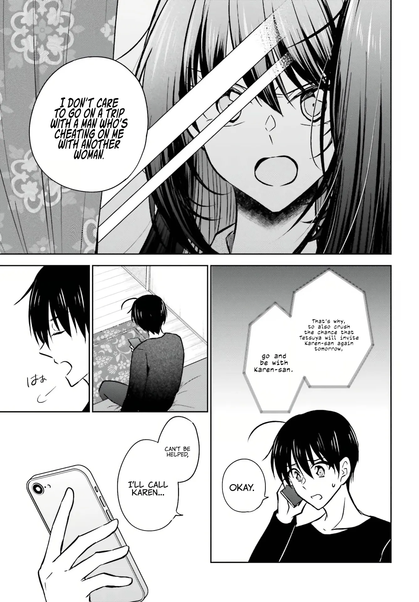 My Girlfriend Cheated on Me With a Senior, so I'm Cheating on Her With His Girlfriend Chapter 8 - Page 24