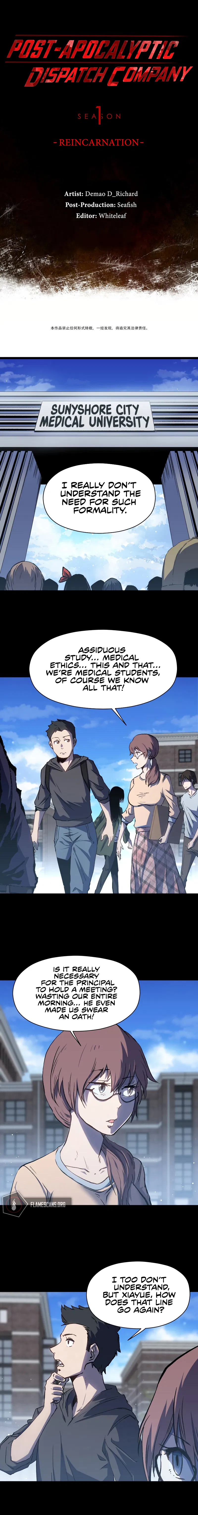 Post-Apocalyptic Dispatch Company Chapter 46 - Page 1