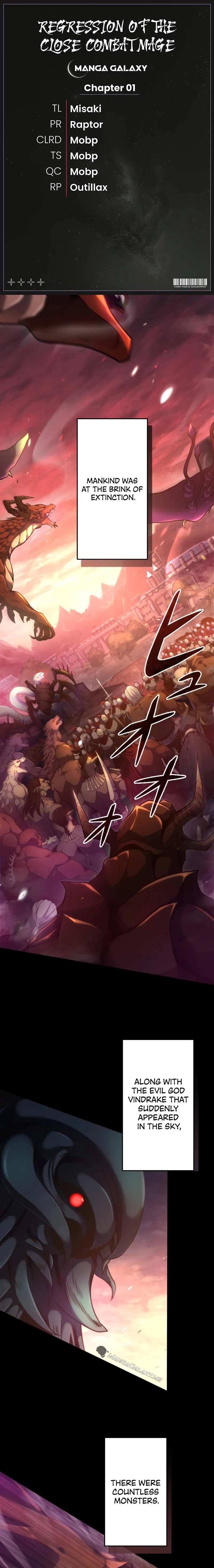 Regression of the Close Combat Mage Chapter 1 - Page 1