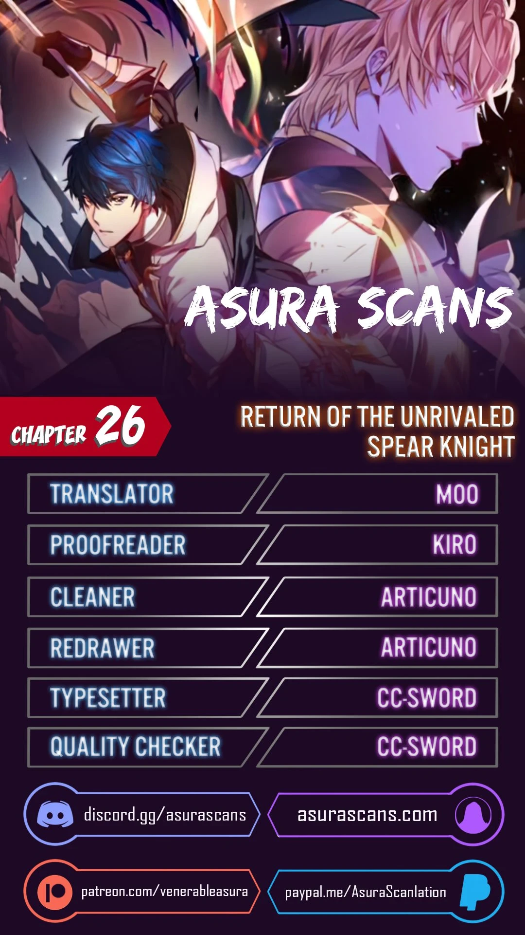 Return of The Unrivaled Spear Knight Chapter 26 - Page 1