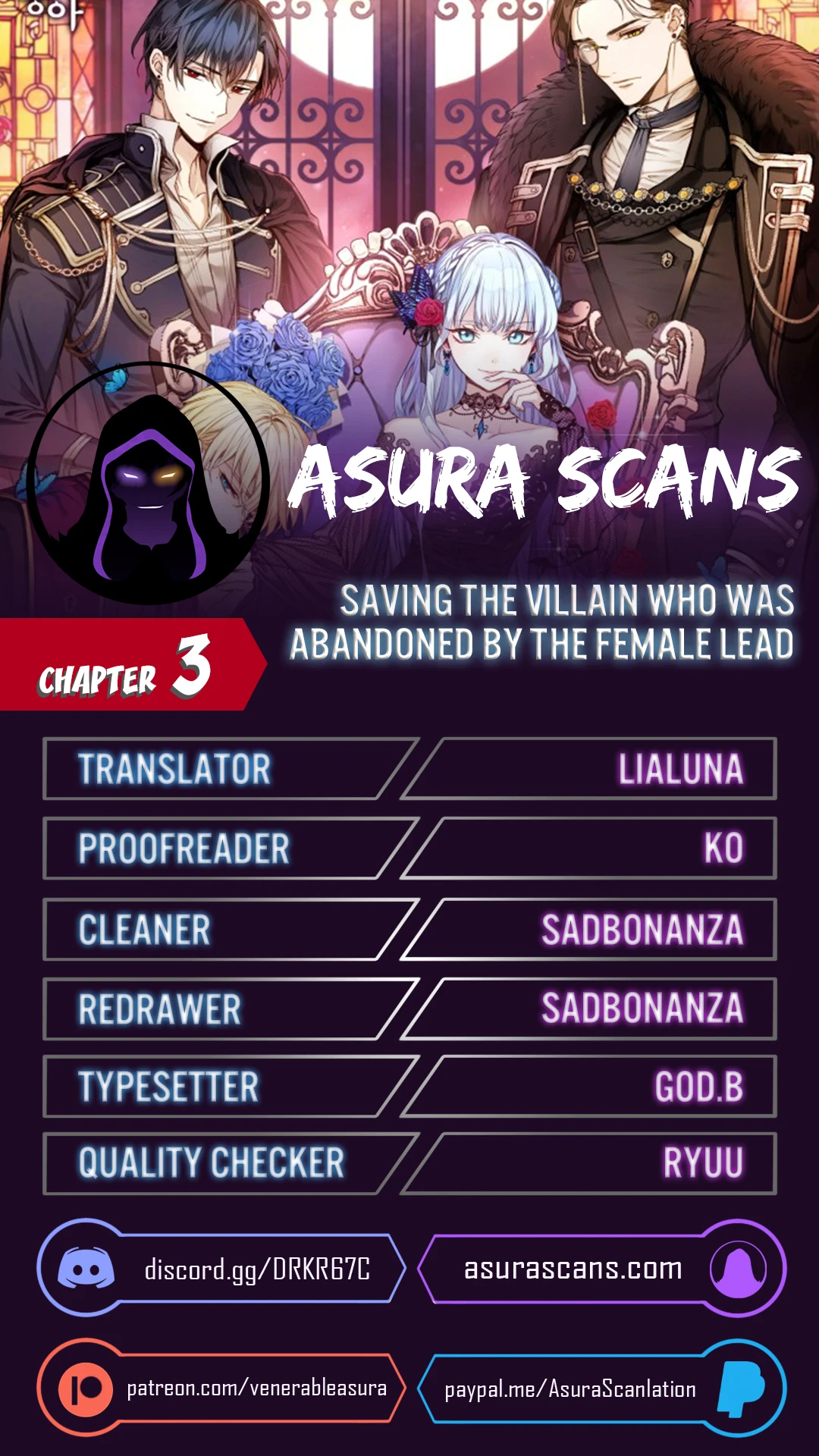 Saving the Villain Who was Abandoned by the Female Lead Chapter 3 - Page 1