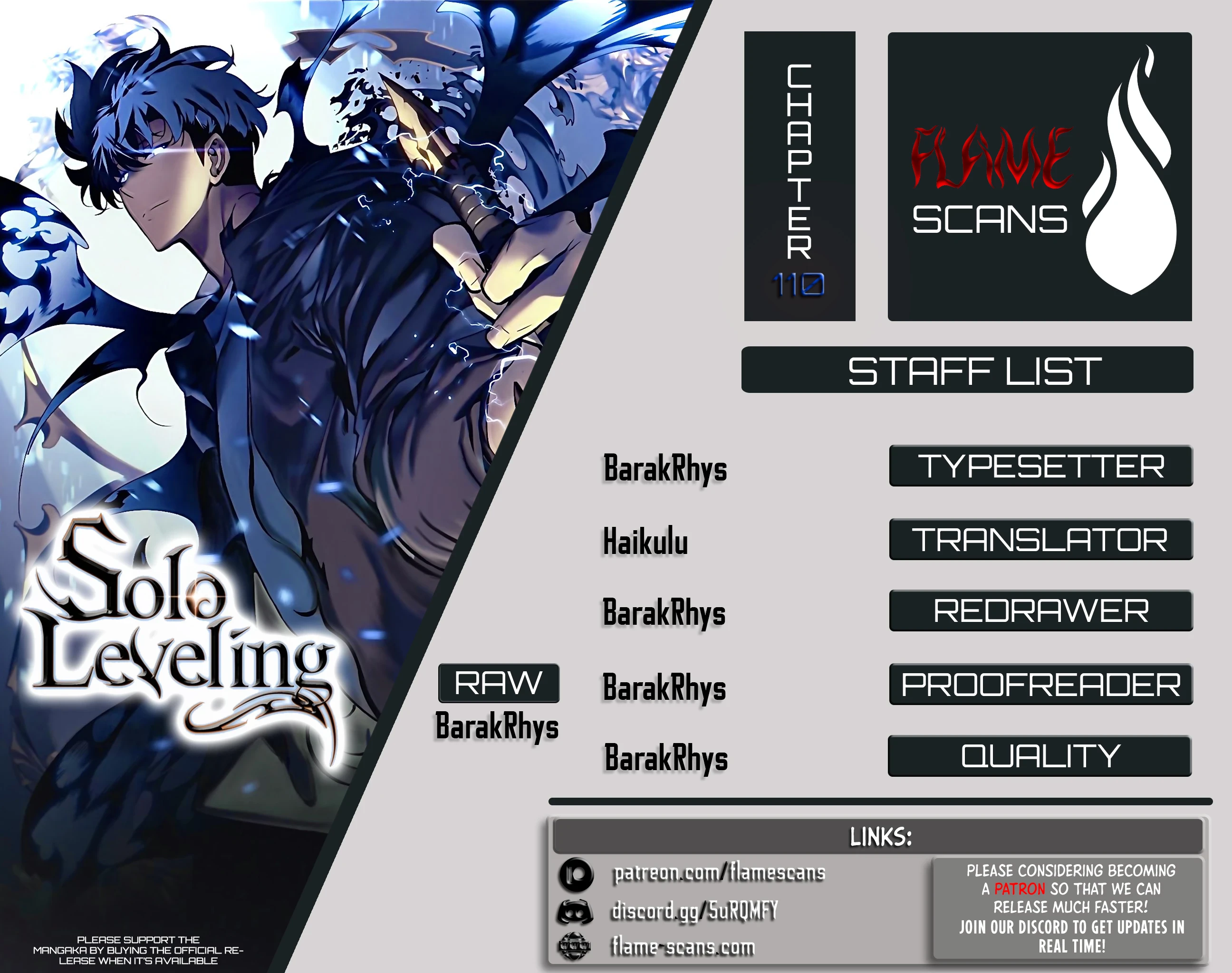 Solo Leveling Chapter 110 - Page 1