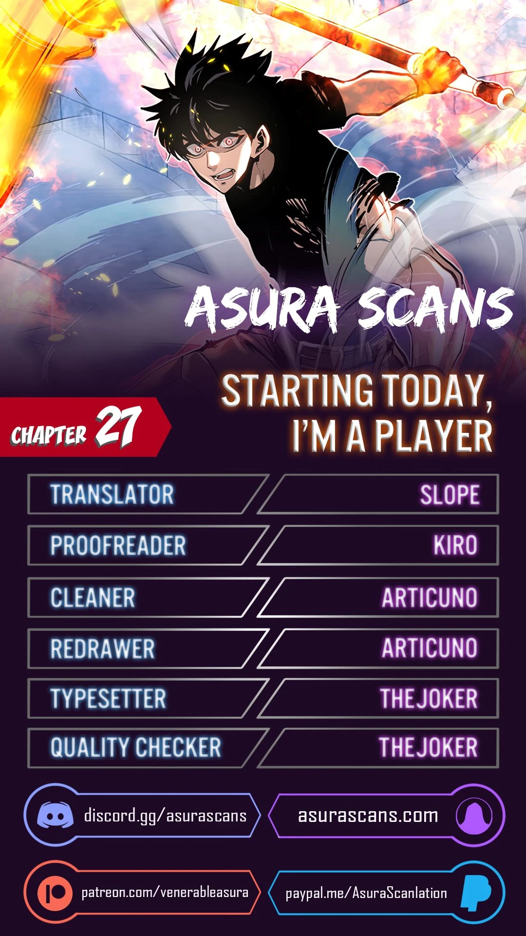 Starting Today, I’m a Player Chapter 27 - Page 1