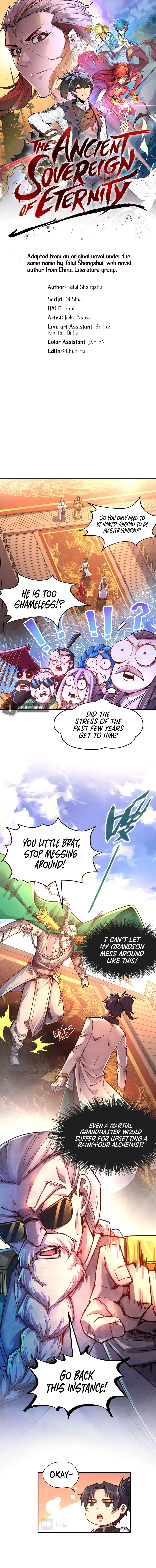 The Ancient Sovereign of Eternity Chapter 110 - Page 1