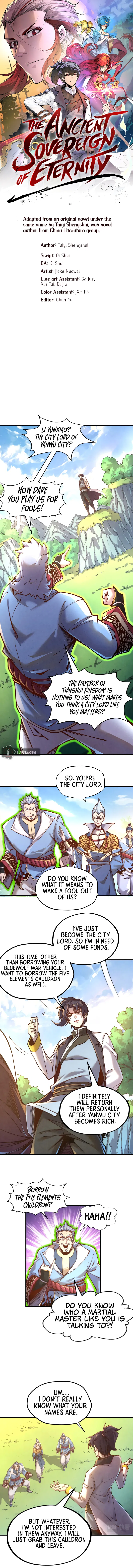 The Ancient Sovereign of Eternity Chapter 135 - Page 1