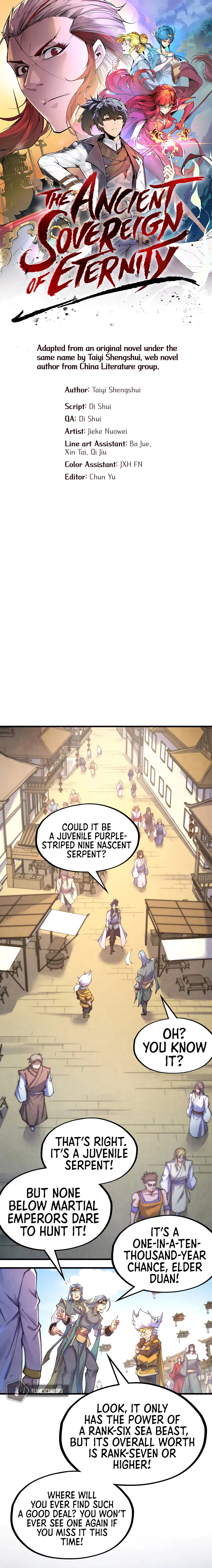 The Ancient Sovereign of Eternity Chapter 171 - Page 1