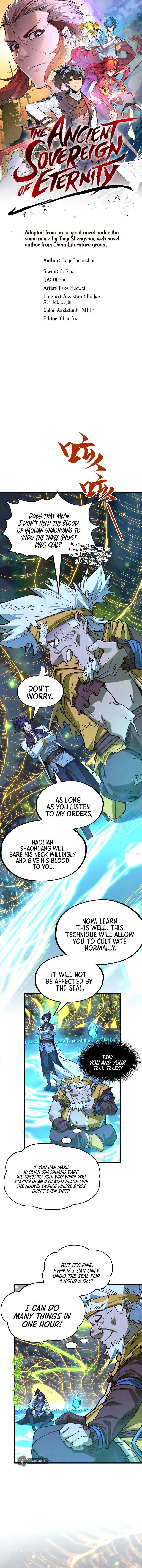 The Ancient Sovereign of Eternity Chapter 185 - Page 1