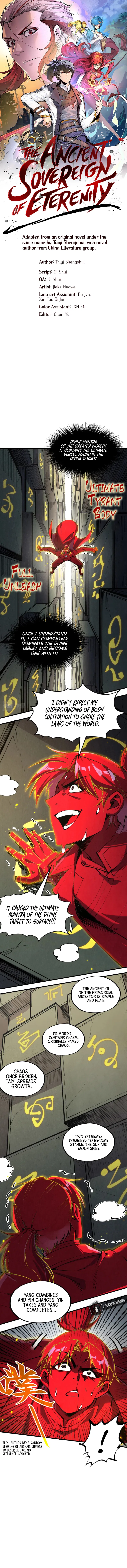 The Ancient Sovereign of Eternity Chapter 207 - Page 1