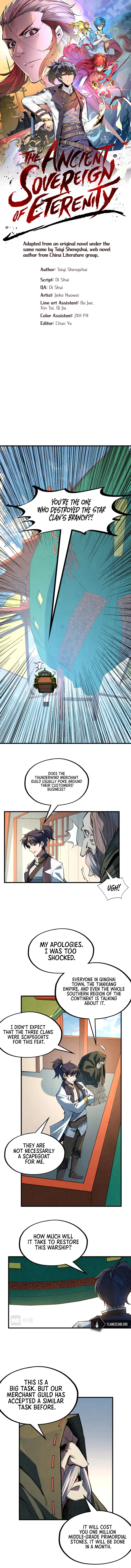 The Ancient Sovereign of Eternity Chapter 211 - Page 1