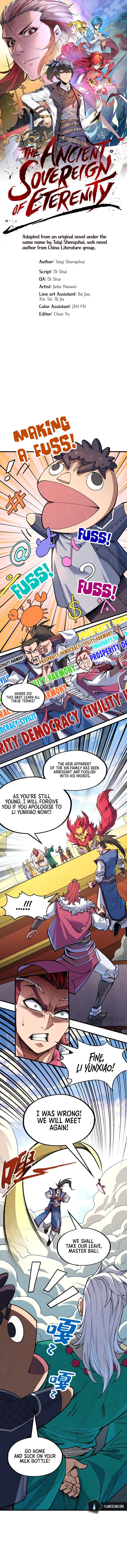 The Ancient Sovereign of Eternity Chapter 228 - Page 1