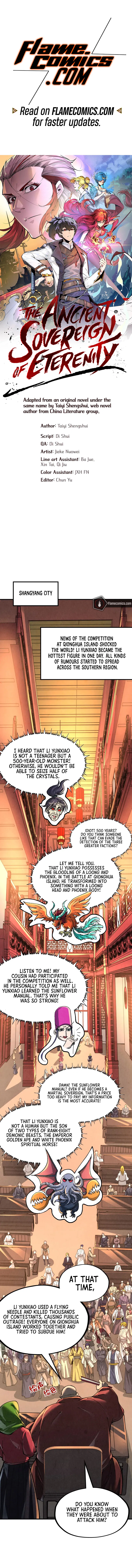 The Ancient Sovereign of Eternity Chapter 245 - Page 1