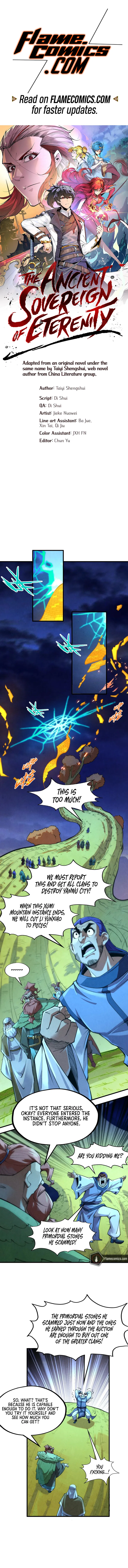 The Ancient Sovereign of Eternity Chapter 253 - Page 1