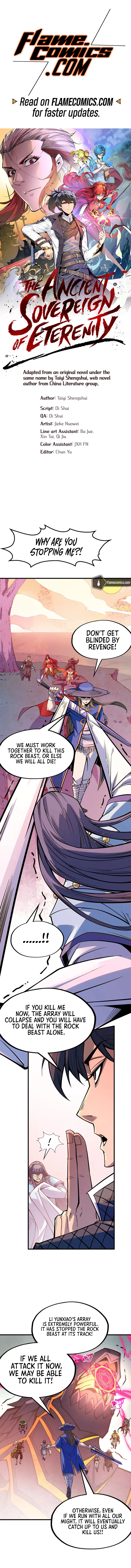 The Ancient Sovereign of Eternity Chapter 258 - Page 1