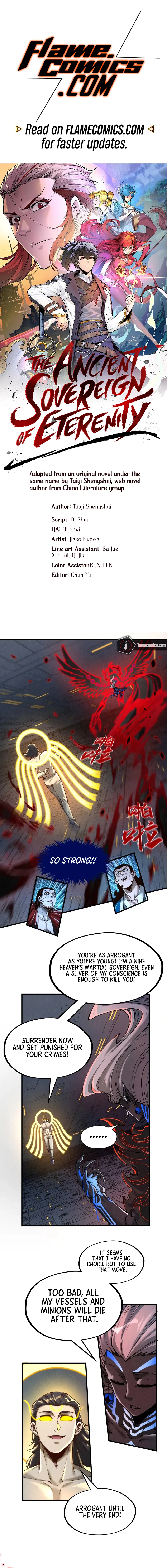 The Ancient Sovereign of Eternity Chapter 276 - Page 1