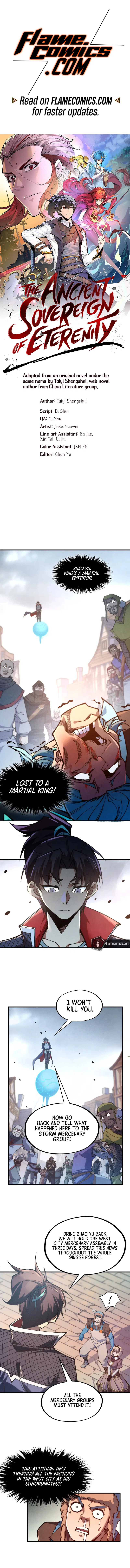 The Ancient Sovereign of Eternity Chapter 306 - Page 1