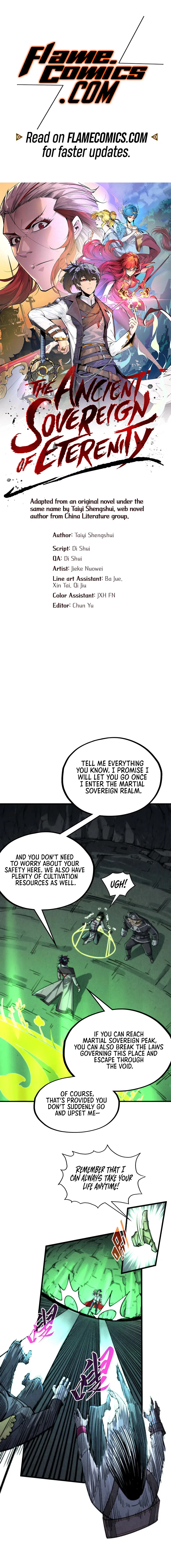 The Ancient Sovereign of Eternity Chapter 322 - Page 1