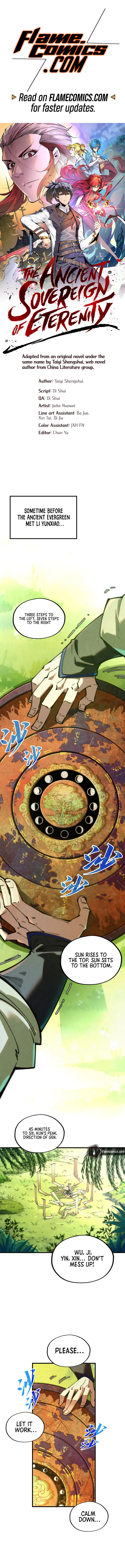 The Ancient Sovereign of Eternity Chapter 358 - Page 1